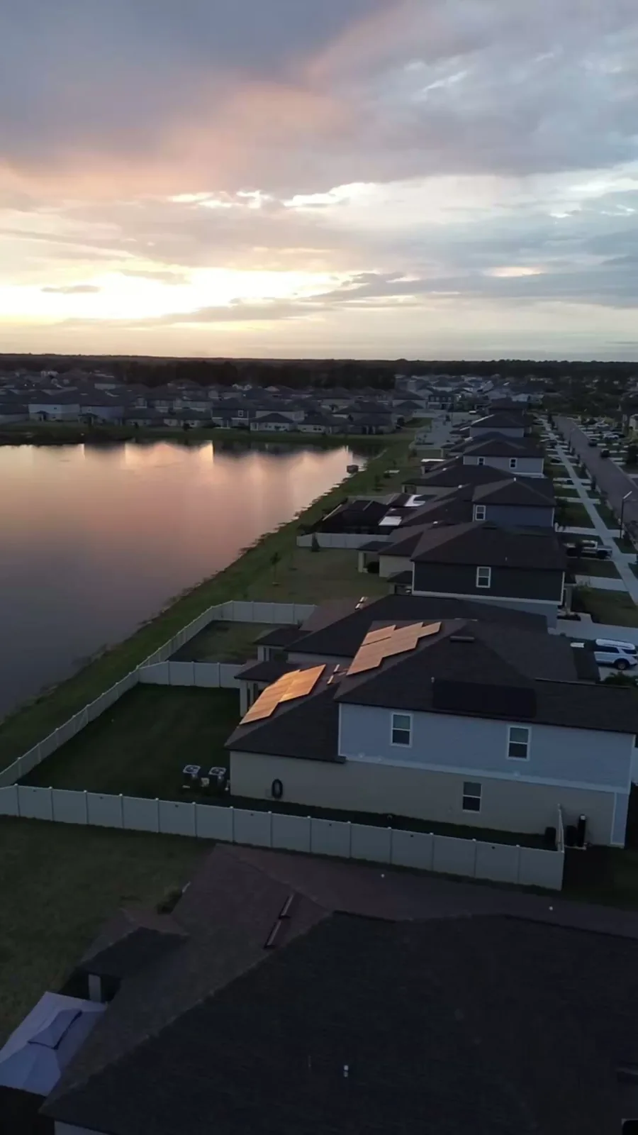 Rooftop solar array on a Southwest Florida home